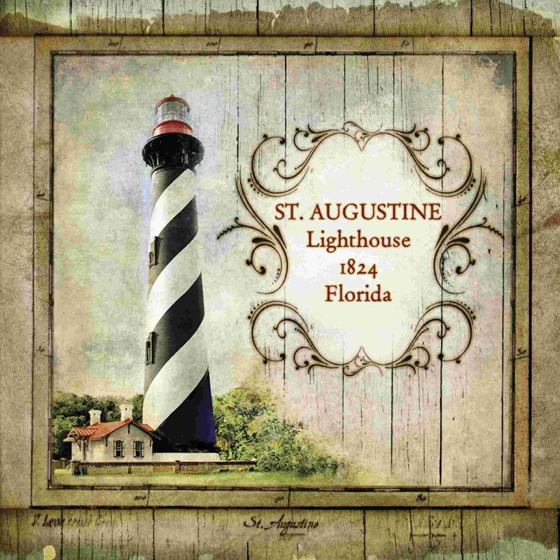 Phare de la Floride - neuvième, H 36 po x l 36 po