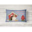 Coussin lombaire d’intérieur/extérieur rectangulaire pour chien house