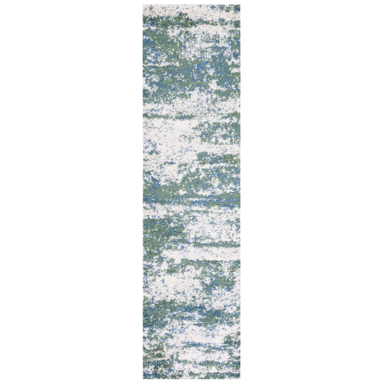 Difiore Abstract Green/Beige Area Rug