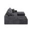 Canapé modulaire avec repose-pieds Boneless de 108 po avec repose-pieds, sans assemblage requis-1055517215
