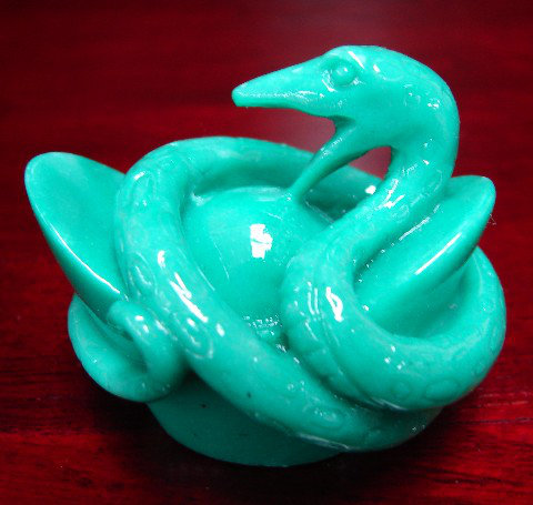 Horoscope chinois, figurine de zodiaque chinois, Vert