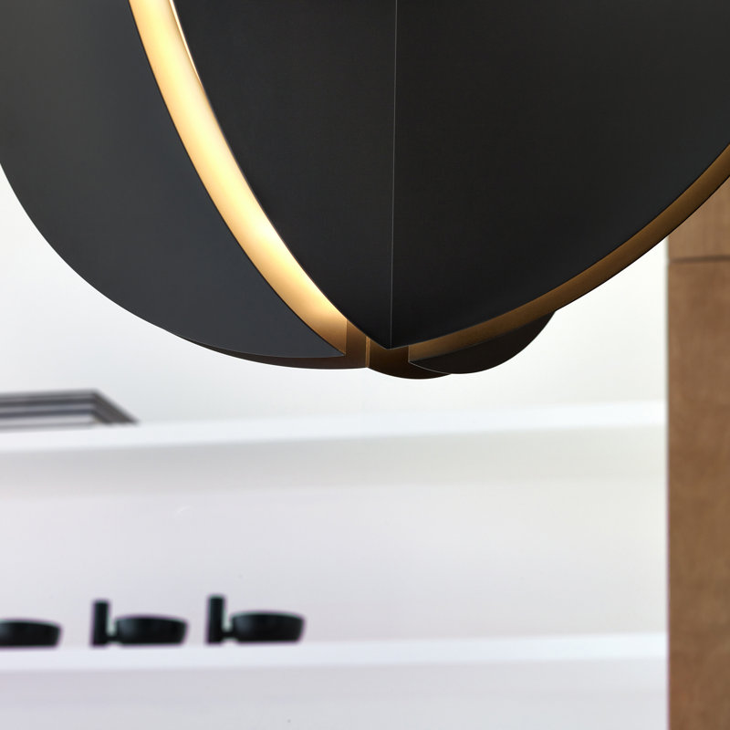 Bau 4 - Light LED Pendant, Nightshade Black