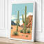 Desert in Bloom Minimalist - Wrapped Canvas-1551689907-1551689909