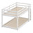 Low-Profile Bunk Bed Featuring a Ladder and Strengthened Upper and Bottom Slats-1322724007