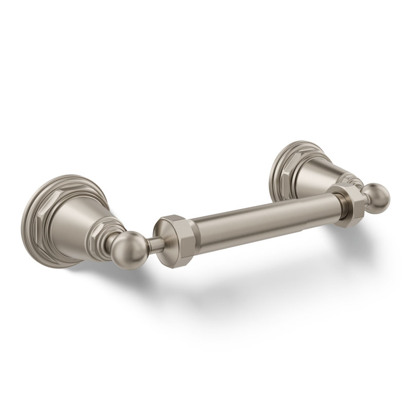 Pinstripe® Wall Mount Toilet Paper Holder, Vibrant Brushed Nickel