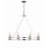 8 - Light Dimmable Wagon Wheel Chandelier