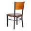 Chaise d'appoint en brun