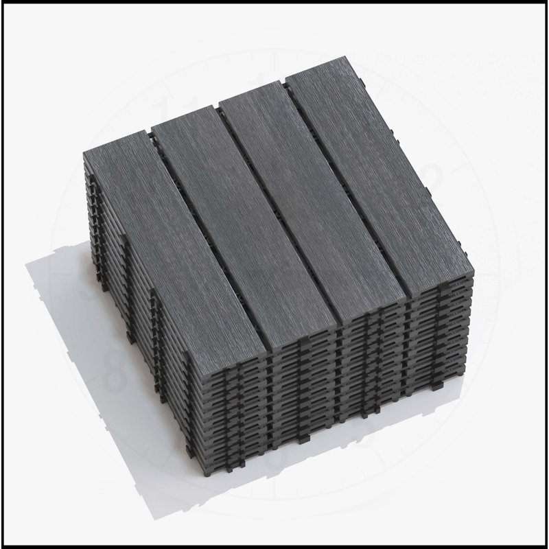 Carreaux de terrasse durables et emboîtables pour l'extérieur et l'intérieur, résistants aux intempéries et élégants.