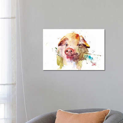Oink 1 Piece Painting on Canvas