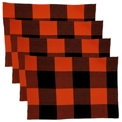 Cotton Plaid Rectangle Placemat