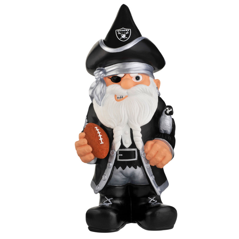 Statue de GNOME thématique NFL, Oakland Raiders