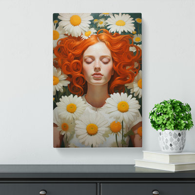 Daisy Symbolism - Wrapped Canvas