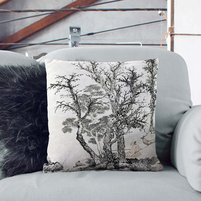 Autumn Wood Square Throw Cushion