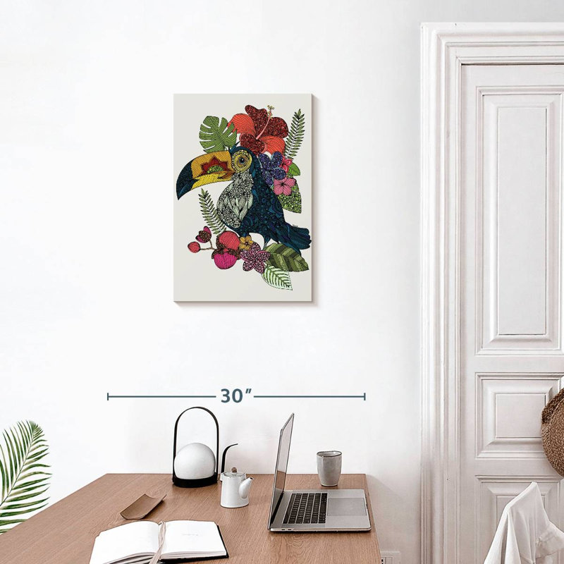 Brampt Tucan, 24" H x 16" W