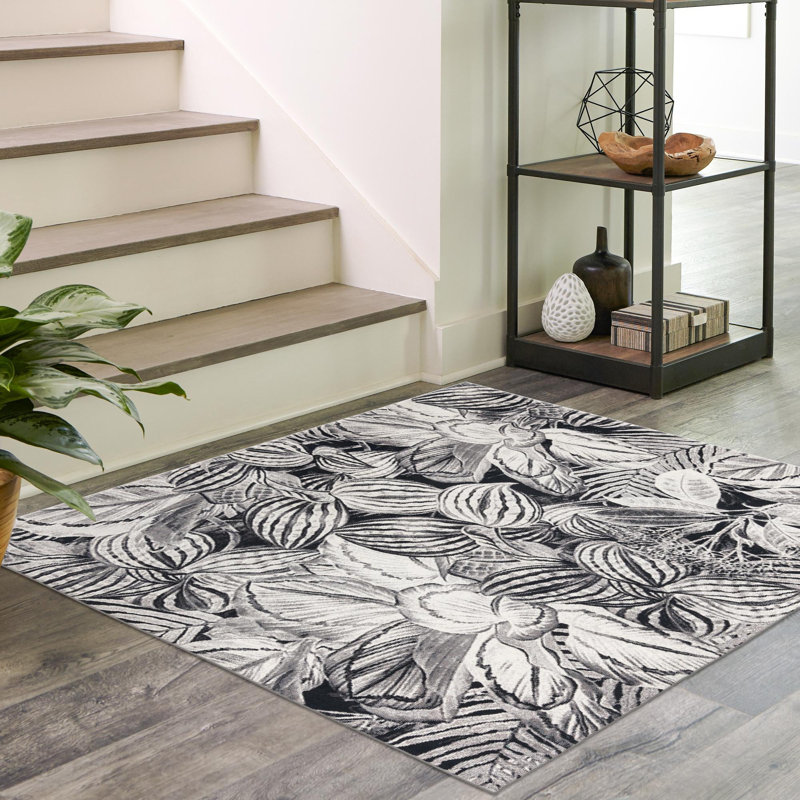 Tapis gris anthracite, Carré 10 pi