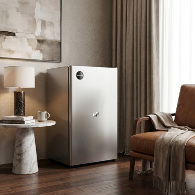 3.2 Cu.Ft All-Refrigerator Single Door Mini Fridge For Office, Bedroom Or Dorm