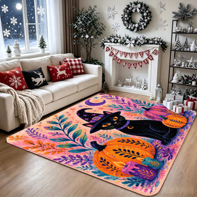 Tapis de citrouille Halloween Halloween