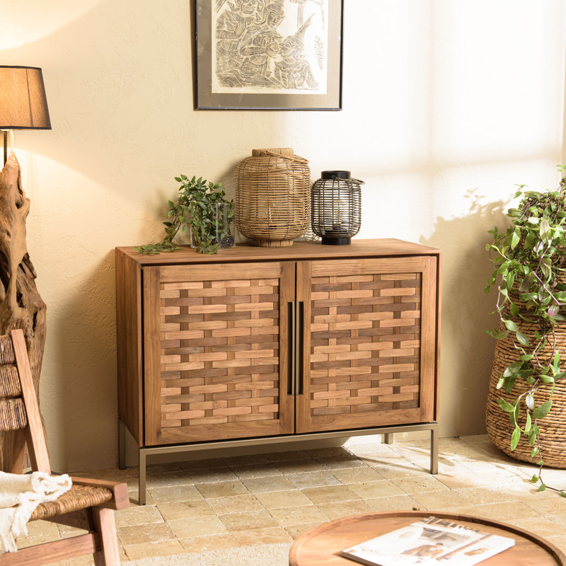 Kupaa 100cm Solid Wood Sideboard