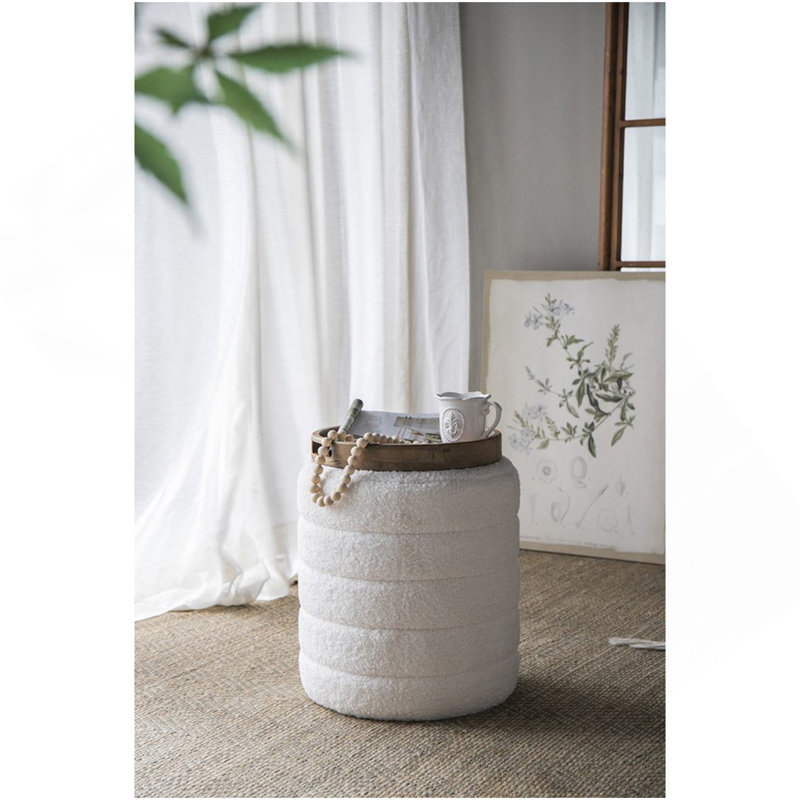 Collection French Country Home Decor (comprend une plante artificielle, un vase, des plateaux, un tabouret et une table d'appoint)