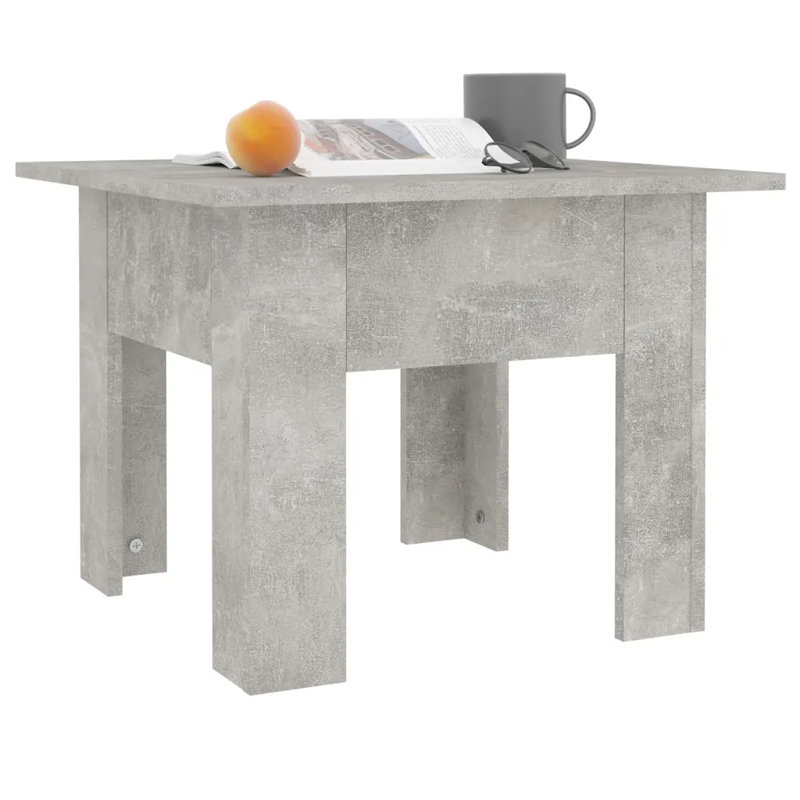 Coffee Table 55x55x42 cm Engineered Wood, Concrete Grey