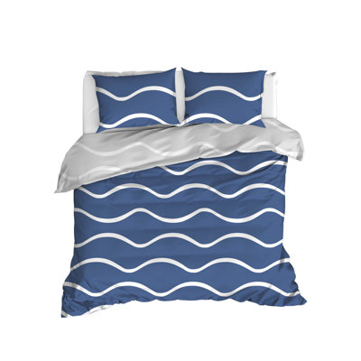 Cotton Geometric Shapes Duvet Cover