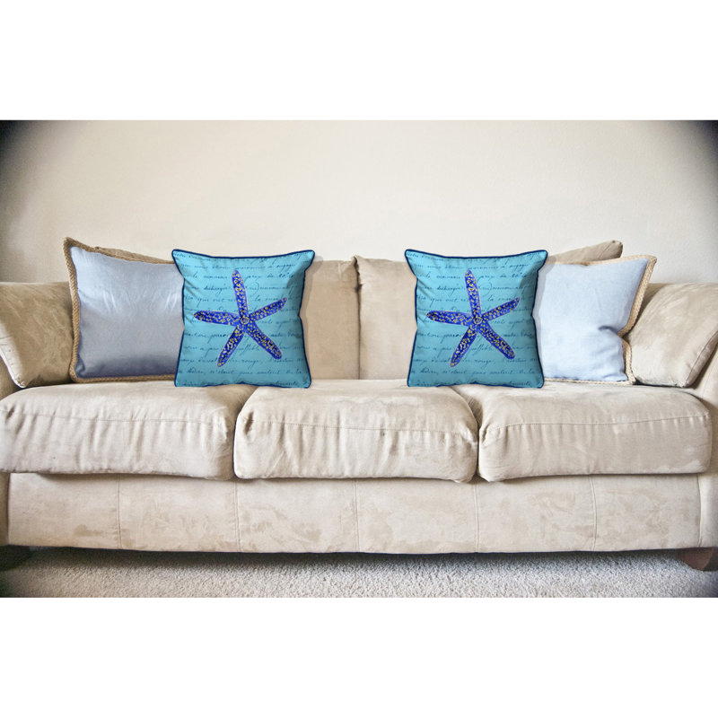 Housse et insert de coussin carré Starfish Starfish Euro, Grand