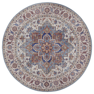 Anthea Tufted Cyan Blue Rug