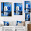 Pont Leother bleu, paysage moderne I - impression-682855226-682855227