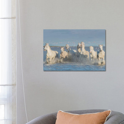 Angels Of Camargue XXVIII by Daniel Kordan - Wrapped Canvas Print