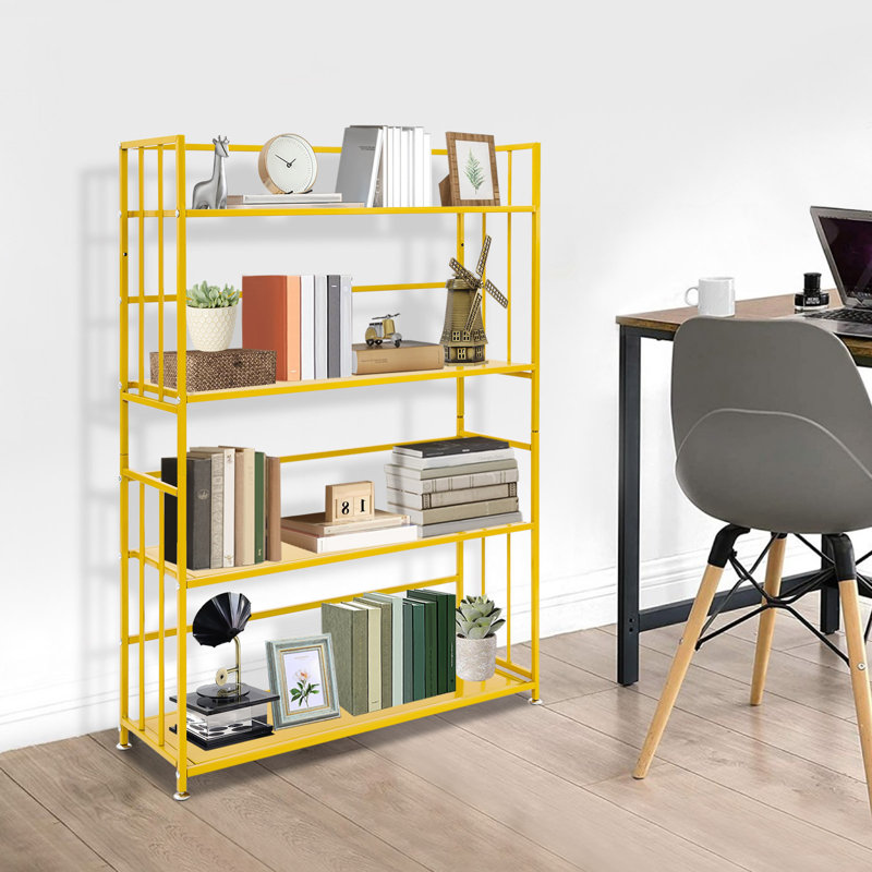 Rebrilliant 31.5X9.8” 4-Tier Book Storage Rack - Wayfair Canada