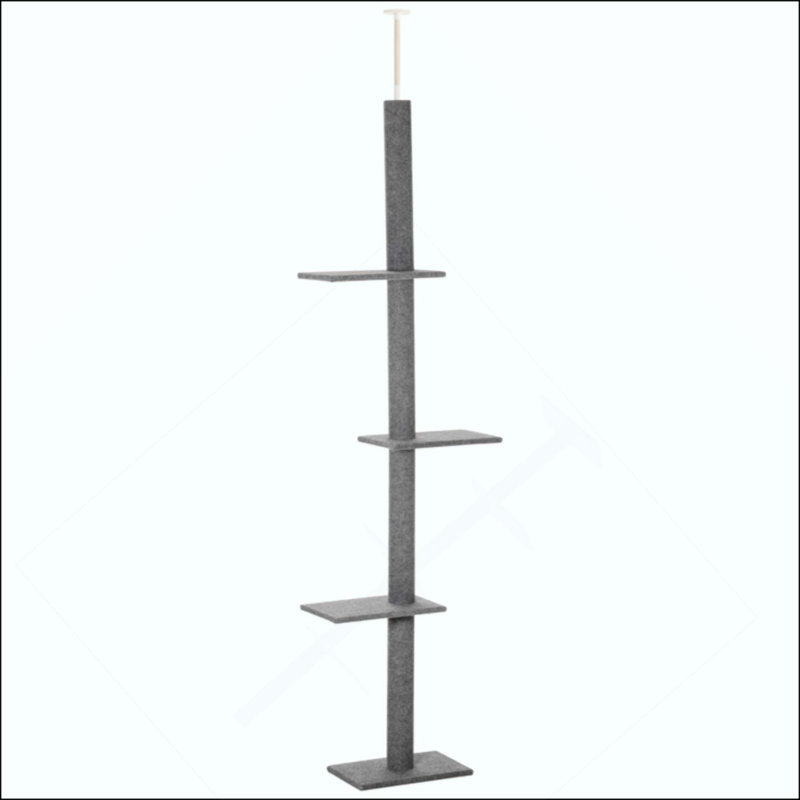 Grand arbre à chat, centre d'activité pour arbre à chat, Gris