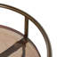 Mira Bar Cart - Smoked Brown Cast Glass-139737569