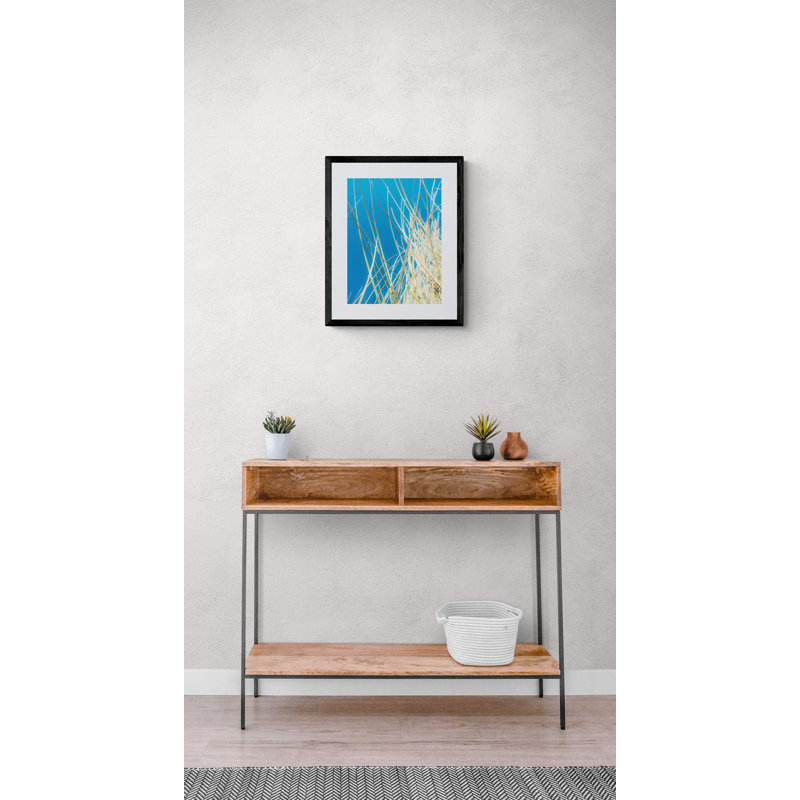 Dune Grasses Print by Petra Trimmel, Black Framed Paper, 20" H x 16" W