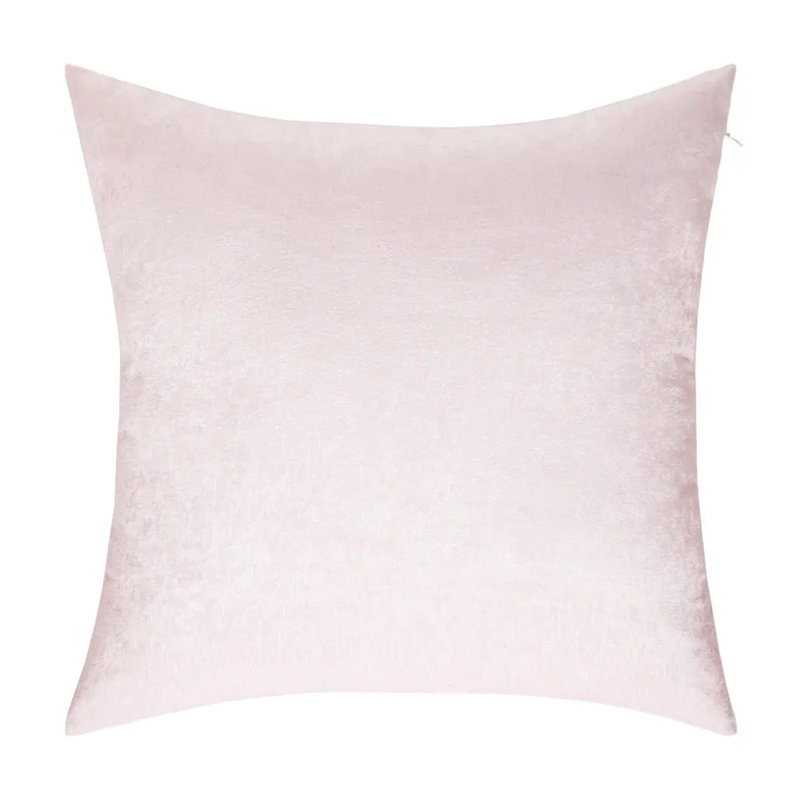Chenille Reversible Pillow Cover, 20"H x 20"W, Pink