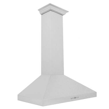 ZLINE 30-Inch Convertible Vent Wall Mount Range Hood in Black Stainles