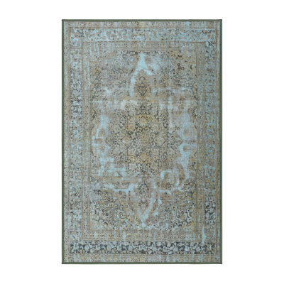 Tapis bleu/noir traditionnel Malins