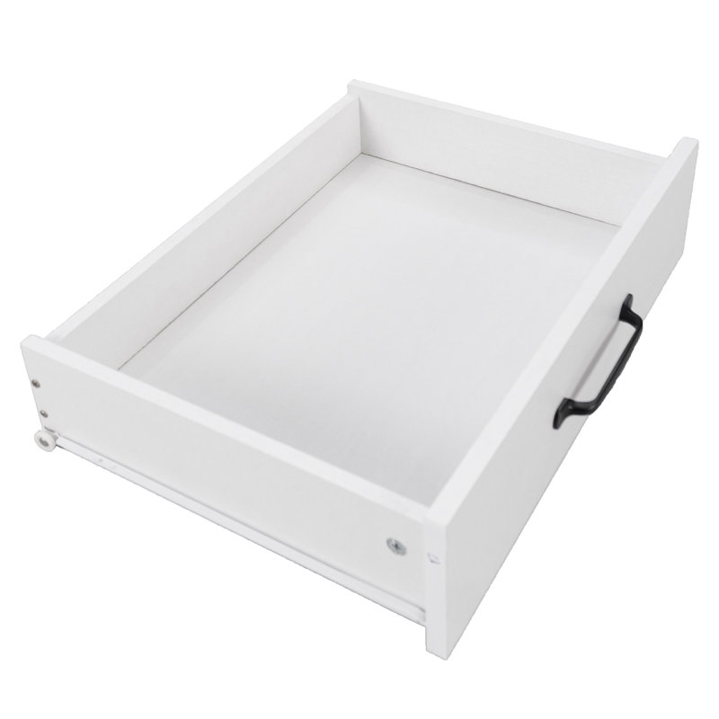 Îlot de cuisine avec compartiment poubelle, comptoir rabattable, étagère à épices, porte-serviettes, poubelle multifonctions fixe, comptoir, étagère, blanc