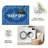 Blue "KEEP OFF" Persian Style carpet-easy to clean, machine-washable, soft and comfortable; suitable for door mats, kitchens, living rooms, bedrooms, corridors, and laundry areas. Easy to clean, durable carpet for home decoration.-1142726391
