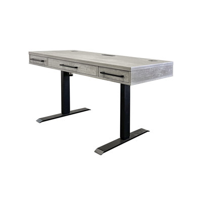 Polster Adjustable Standing Desk with Power Outlet