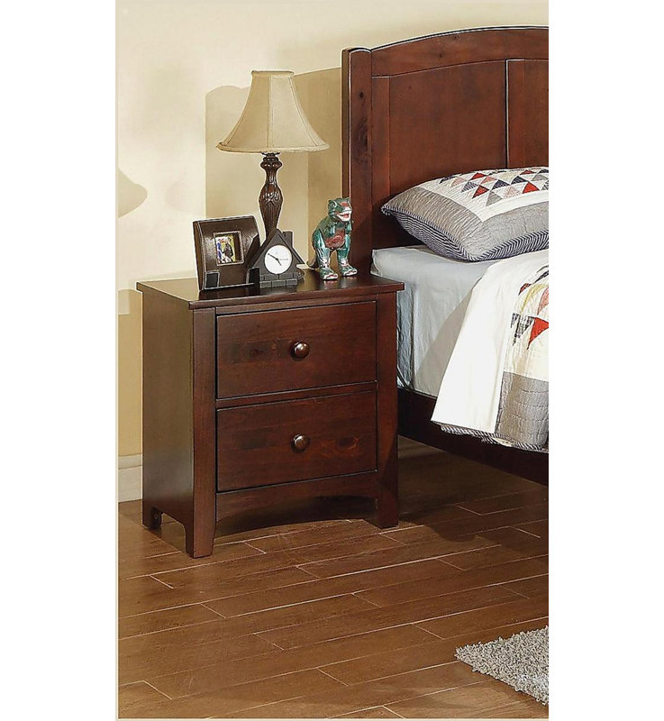Lampe de chevet moderne 2 pièces, Brun