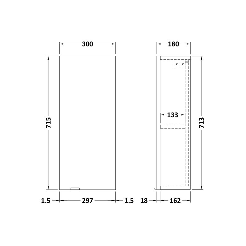 Wall Bathroom Cabinet