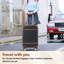 Valise à roulettes Hardshell avec sacs Valise à roulettes double avec verrou TSA, valise simple 28 po, noir-129068703-129068699