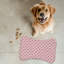 Polka Red Design - Tapis d'alimentation en os 1 pièce