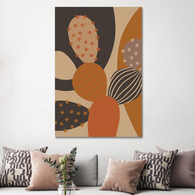 Flowering Cactus III by Alisa Galitsyna - Wrapped Canvas Print