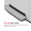 Poubelle à pédale rectangulaire en acier inoxydable 13 gallons / 50 litres Innovaze-114222435