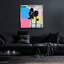 Art mural en verre épique «Treeform No. 2» par Jan Weiss, 36 po x 36 po-117452696