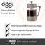 Cafetière 5 tasses Borosilicate (600 ml, 20 oz)