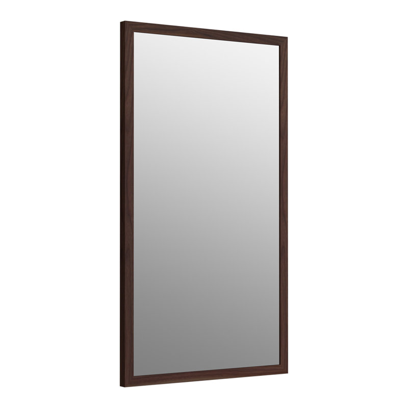 Miroir de salle de bain Jacquard ™, Ratine couleur noyer