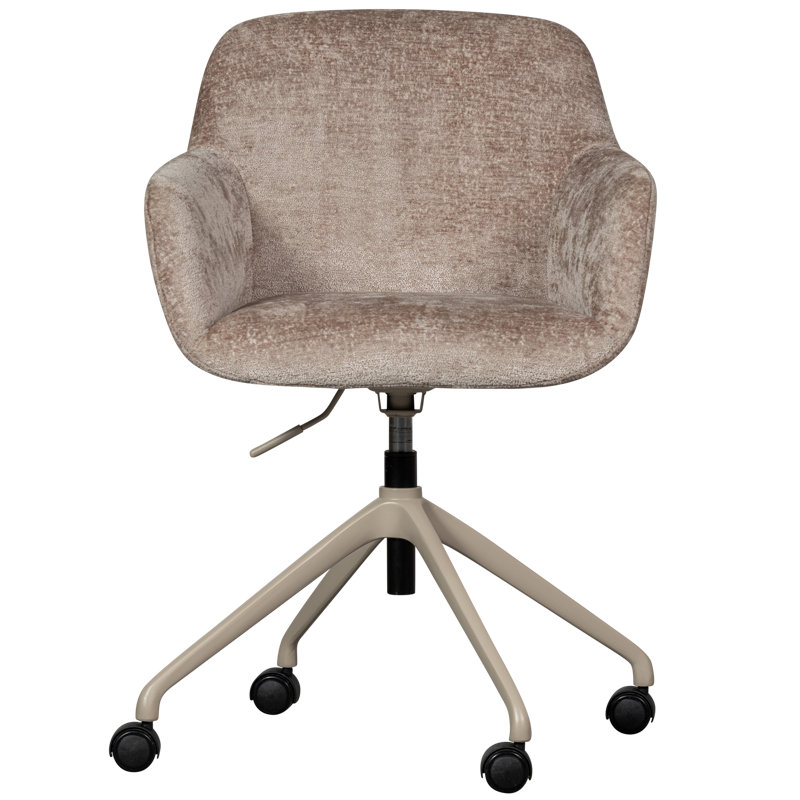 Morros Upholstered Swivel Armchair