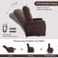 Fauteuil inclinable manuel de 34 po de largeur-913245385